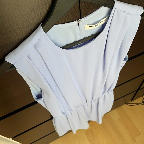 Amanda Uprichard Caprianna Romper in English Lavender - Picture 6 of 13